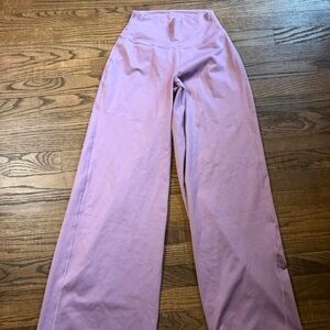 Lavender Wide-Leg Pants